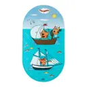 Коврик антискользящий Varmax Три кота LDF-033 68x38см разноцветный