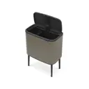 Мусорный бак Brabantia Bo 316142 34л платиновый