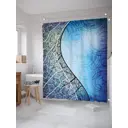 Шторка для ванной комнаты JoyArty sc_21916 200x180см цвет синий