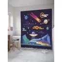 Шторка для ванной комнаты JoyArty sc_27661 200x180см цвет розовый