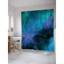 Шторка для ванной комнаты JoyArty sc_21571 200x180см цвет синий