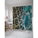 Шторка для ванной комнаты JoyArty sc_21566 200x180см цвет синий