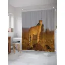 Шторка для ванной комнаты JoyArty sc_37408 200x180см цвет серый серебристый