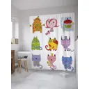 Шторка для ванной комнаты JoyArty sc_36521 200x180см цвет жёлтый золотой
