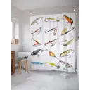 Шторка для ванной комнаты JoyArty sc_21309 200x180см цвет жёлтый золотой