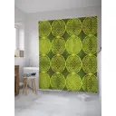Шторка для ванной комнаты JoyArty sc_28842 200x180см цвет зеленый
