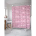 Шторка для ванной комнаты JoyArty sc_31747 200x180см цвет розовый