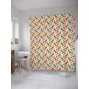 Шторка для ванной комнаты JoyArty sc_28662 200x180см цвет жёлтый золотой