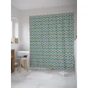 Шторка для ванной комнаты JoyArty sc_28682 200x180см цвет синий