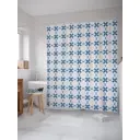 Шторка для ванной комнаты JoyArty sc_31912 200x180см цвет синий