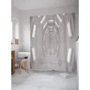 Шторка для ванной комнаты JoyArty sc_22117 200x180см цвет серый серебристый