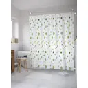 Шторка для ванной комнаты JoyArty sc_34071 200x180см цвет зеленый