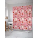 Шторка для ванной комнаты JoyArty sc_29995 200x180см цвет розовый