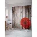 Шторка для ванной комнаты JoyArty sc_20971 200x180см цвет серый серебристый