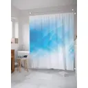 Шторка для ванной комнаты JoyArty sc_22238 200x180см цвет синий