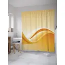Шторка для ванной комнаты JoyArty sc_32355 200x180см цвет жёлтый золотой