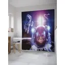 Шторка для ванной комнаты JoyArty sc_33513 200x180см цвет черный