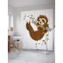 Шторка для ванной комнаты JoyArty sc_37844 200x180см цвет коричневый