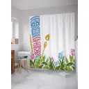 Шторка для ванной комнаты JoyArty sc_37727 200x180см цвет зеленый