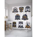 Шторка для ванной комнаты JoyArty sc_35779 200x180см цвет черный