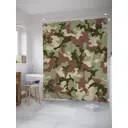Шторка для ванной комнаты JoyArty sc_34631 200x180см цвет зеленый
