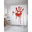 Шторка для ванной комнаты JoyArty sc_22091 200x180см цвет оранжевый медный