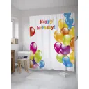 Шторка для ванной комнаты JoyArty sc_34344 200x180см цвет жёлтый золотой