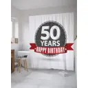 Шторка для ванной комнаты JoyArty sc_33124 200x180см цвет серый серебристый