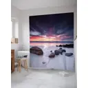 Шторка для ванной комнаты JoyArty sc_29148 200x180см цвет серый серебристый