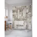 Шторка для ванной комнаты JoyArty sc_29919 200x180см цвет серый серебристый