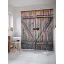 Шторка для ванной комнаты JoyArty sc_5413 200x180см цвет серый серебристый