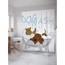 Шторка для ванной комнаты JoyArty sc_9536 200x180см цвет коричневый