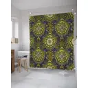 Шторка для ванной комнаты JoyArty sc_33892 200x180см цвет зеленый