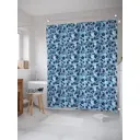 Шторка для ванной комнаты JoyArty sc_29651 200x180см цвет синий