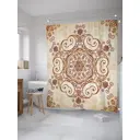Шторка для ванной комнаты JoyArty sc_28559 200x180см цвет коричневый