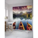 Шторка для ванной комнаты JoyArty sc_9308 200x180см цвет коричневый