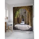 Шторка для ванной комнаты JoyArty sc_9196 200x180см цвет коричневый