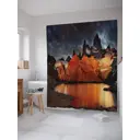 Шторка для ванной комнаты JoyArty sc_20742 200x180см цвет серый серебристый