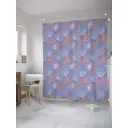 Шторка для ванной комнаты JoyArty sc_31964 200x180см цвет оранжевый медный