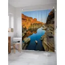 Шторка для ванной комнаты JoyArty sc_20102 200x180см цвет коричневый