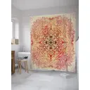 Шторка для ванной комнаты JoyArty sc_36101 200x180см цвет оранжевый медный
