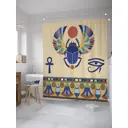 Шторка для ванной комнаты JoyArty sc_31322 200x180см цвет бежевый