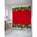 Шторка для ванной комнаты JoyArty sc_37033 200x180см цвет красный