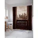Шторка для ванной комнаты JoyArty sc_21339 200x180см цвет коричневый
