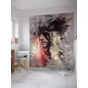 Шторка для ванной комнаты JoyArty sc_20220 200x180см цвет красный