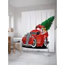 Шторка для ванной комнаты JoyArty sc_24124 200x180см цвет оранжевый медный