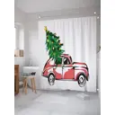 Шторка для ванной комнаты JoyArty sc_24126 200x180см цвет зеленый