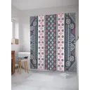 Шторка для ванной комнаты JoyArty sc_26723 200x180см цвет серый серебристый