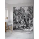 Шторка для ванной комнаты JoyArty sc_32655 200x180см цвет серый серебристый