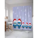 Шторка для ванной комнаты JoyArty sc_20033 200x180см цвет серый серебристый